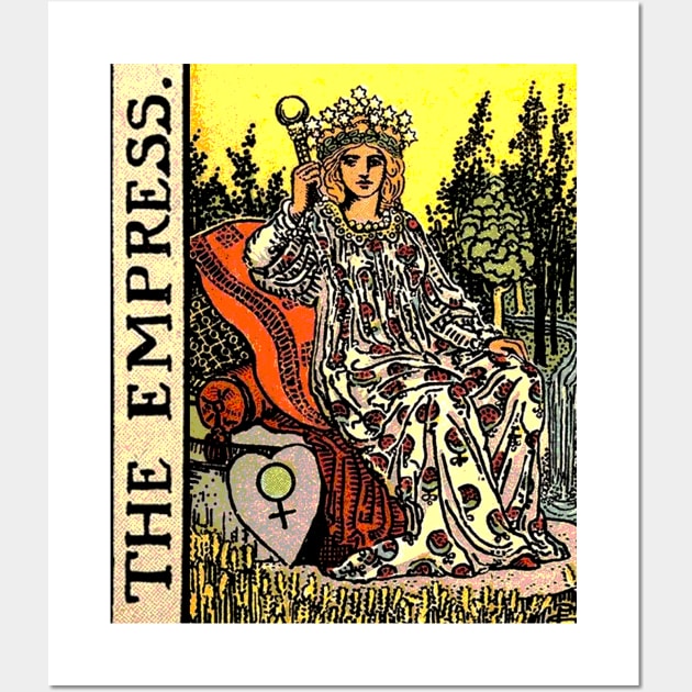 The Empress Tarot Card Wall Art by AbundanceSeed